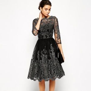 NWT Black and Silver Dress